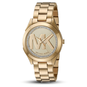 Michael Kors Women's Mini Slim Runway Gold-Plated