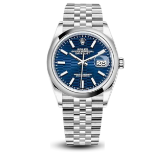 Haji Rolex Datejust 36 Oystersteel Blue Dial 126200-0021