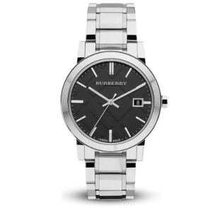 Burberry Unisex Watch 38mm Steel Black BU9001