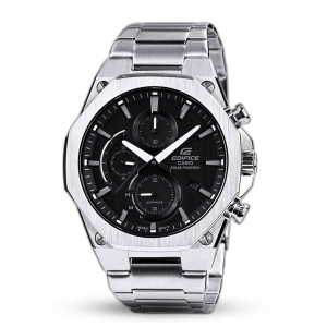 Casio EDIFICE EFSS570D-1 Slim Case Stainless Steel Solar Power Men's Watch