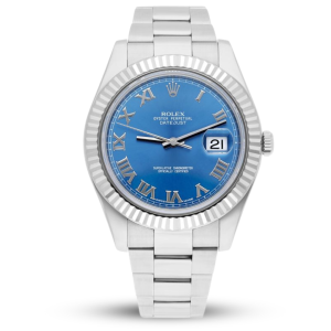 Datejust II Steel Blue Roman