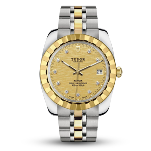 Tudor Classic Date Yellow gold toned/Yellow gold toned steel Ø38 mm